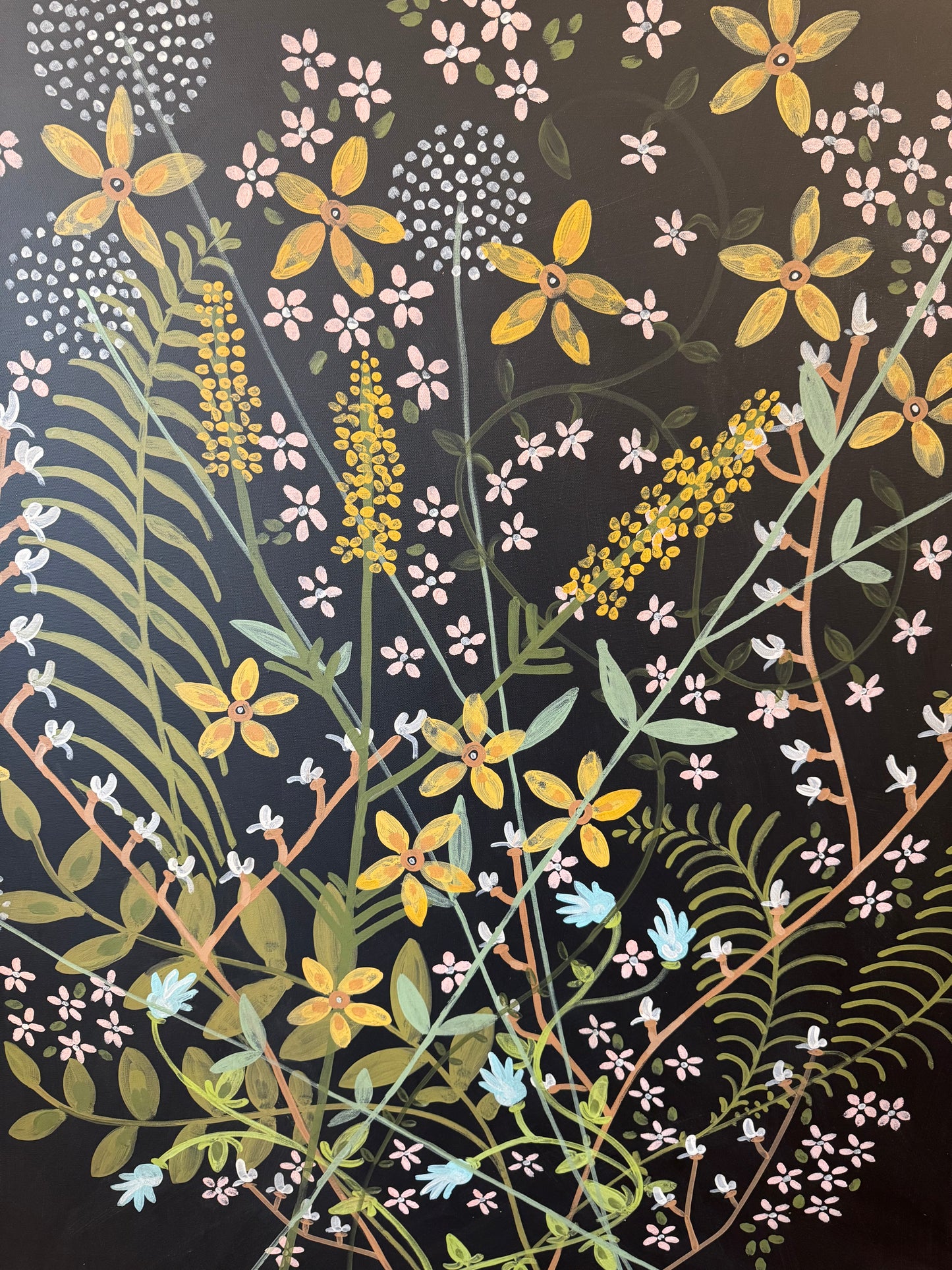 "Sweet Autumn and Allium" - Original Work
