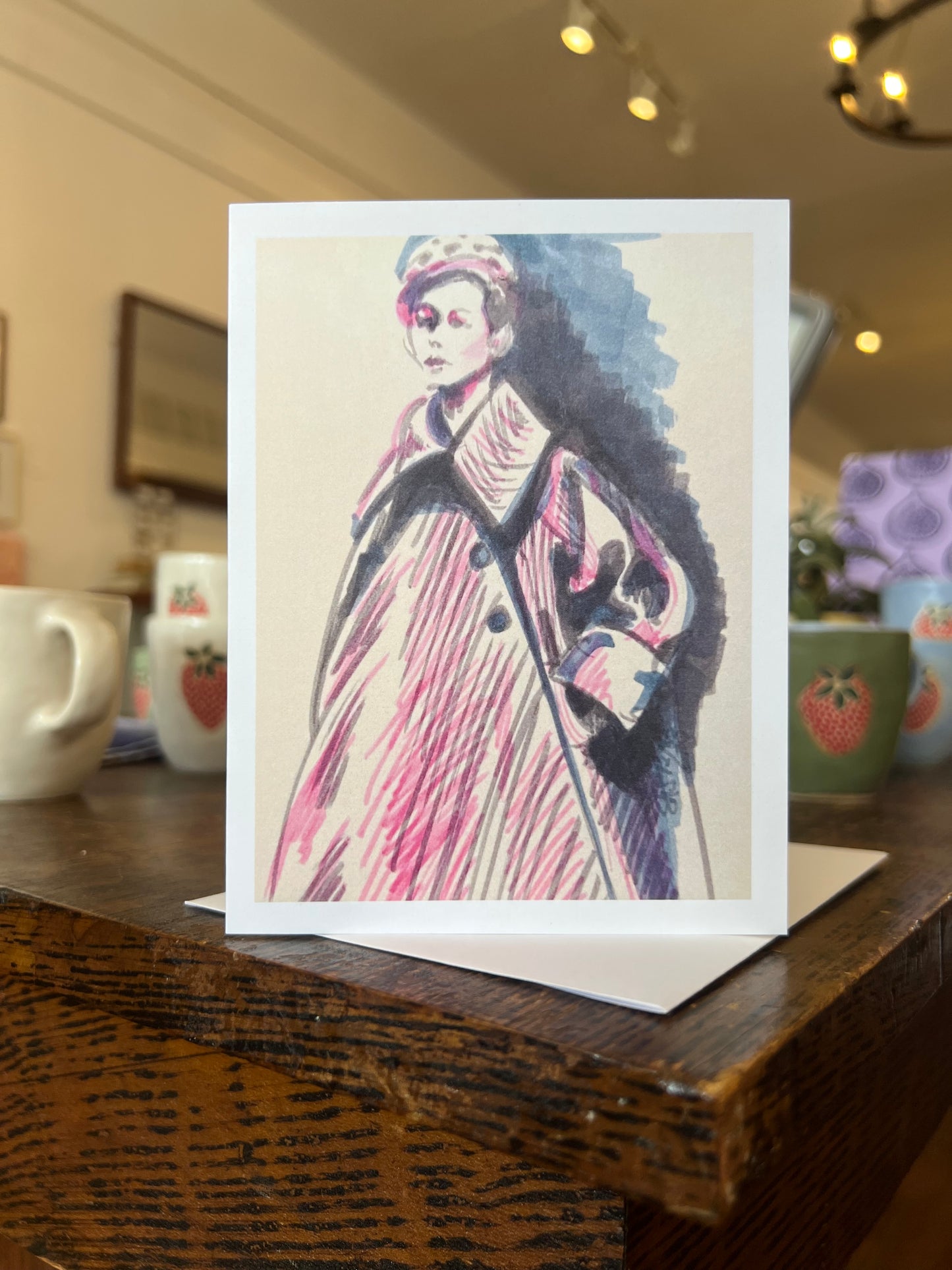 Large Collar Greeting Card