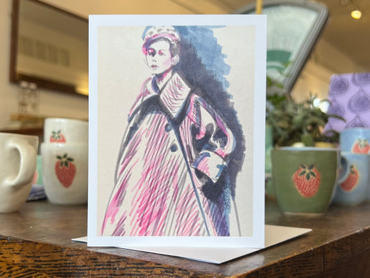 Large Collar Greeting Card