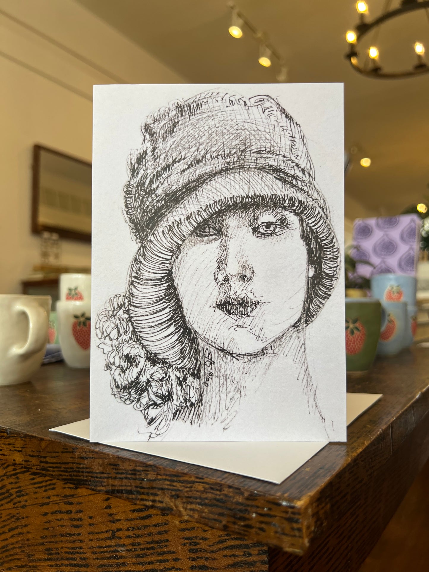 Cloche Greeting Card