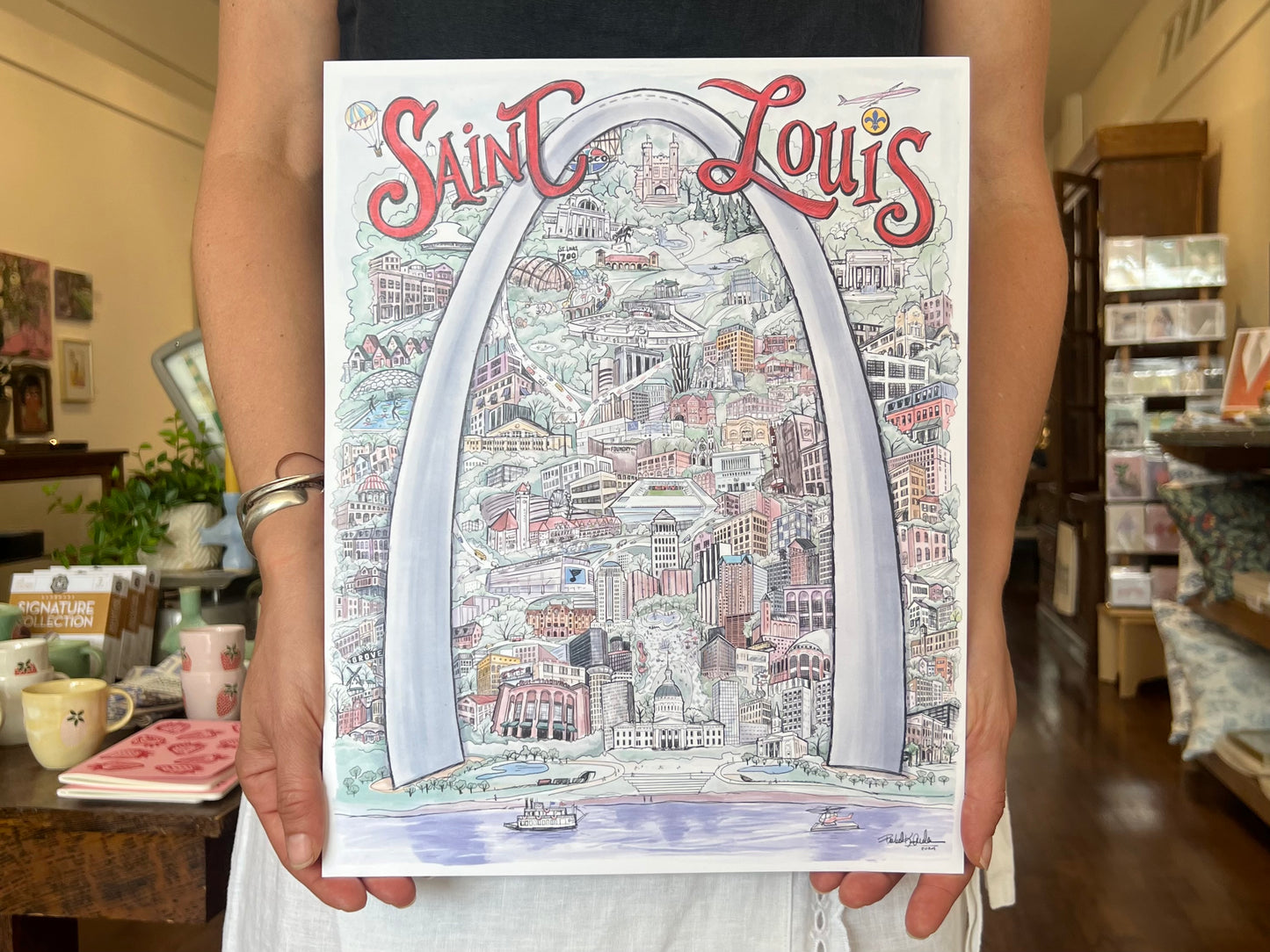 "St. Louis Attractions" - Print