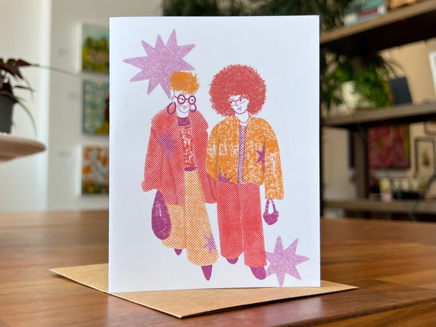 Girls Greeting Card