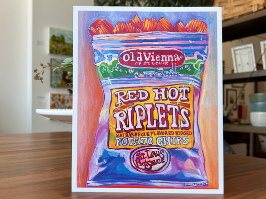 "Red Hot Riplets" - Print