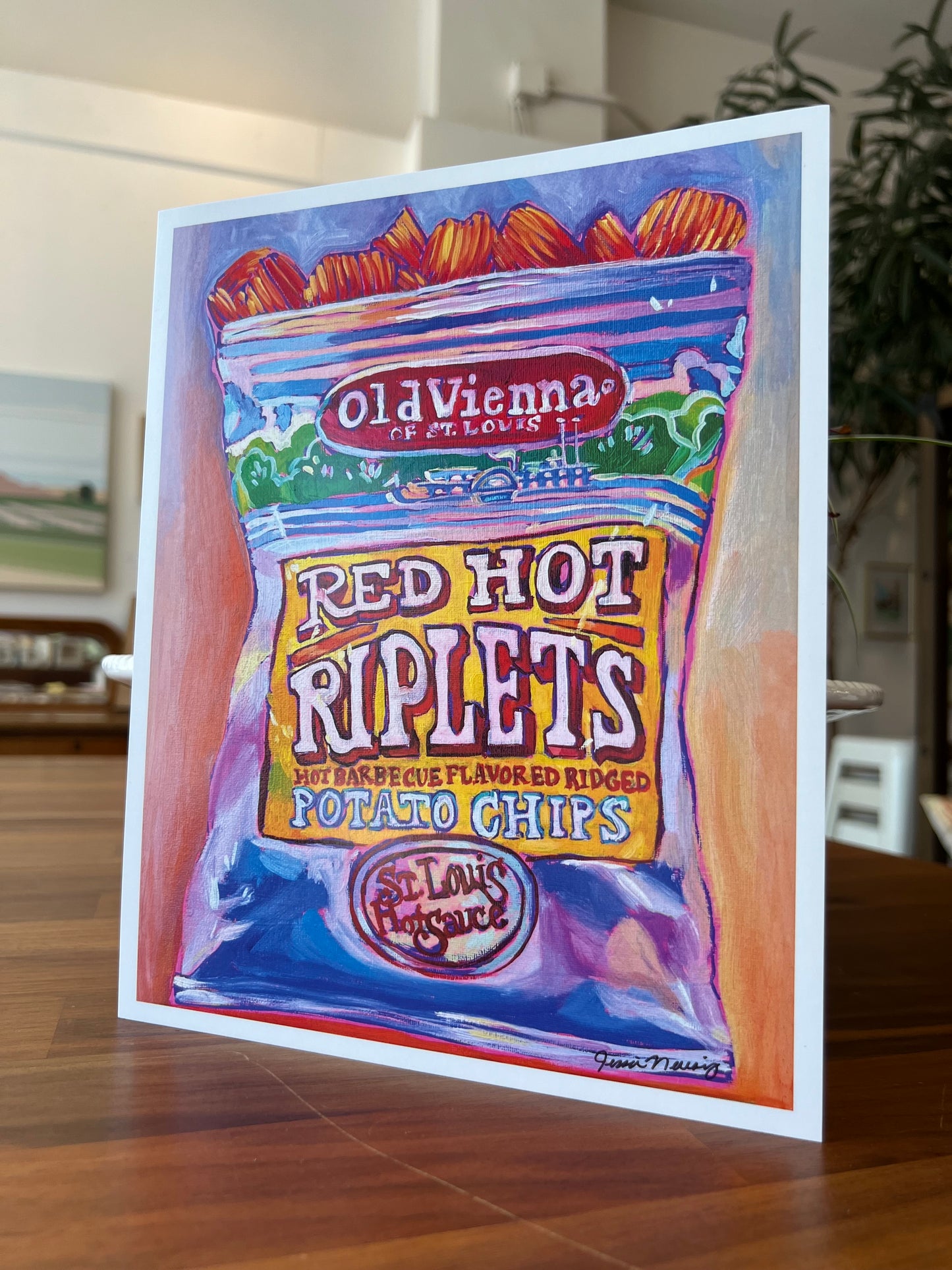 "Red Hot Riplets" - Print