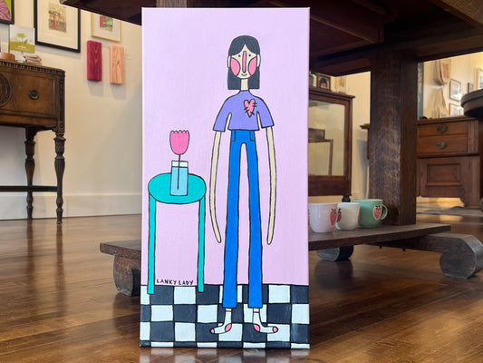 "Lady With Flower" - Original Work