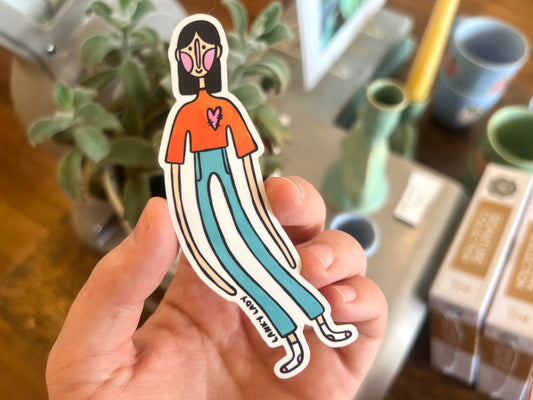 Lady Sticker