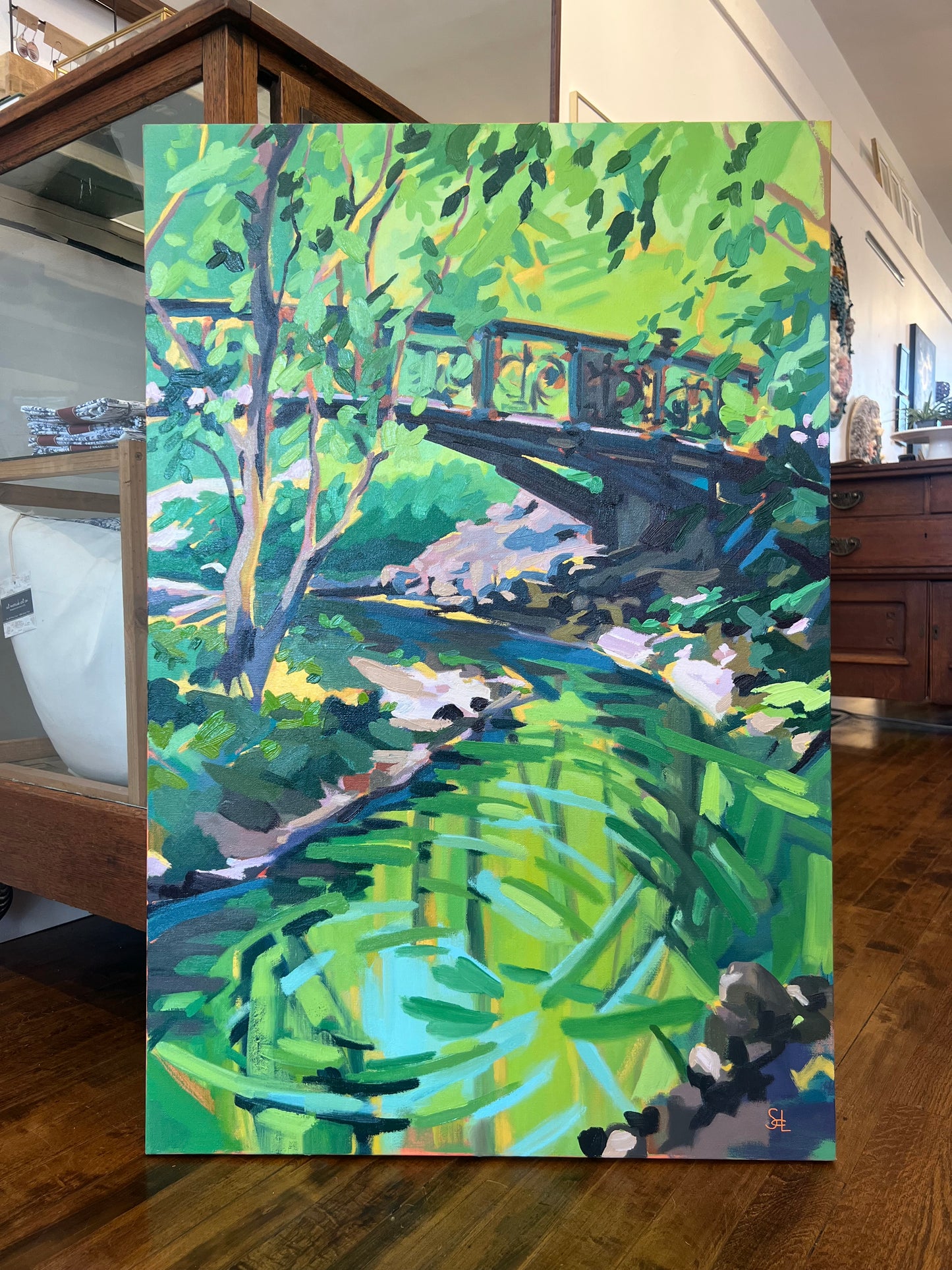 "Bridge in Lafayette Park (The Grotto)" - Original Work