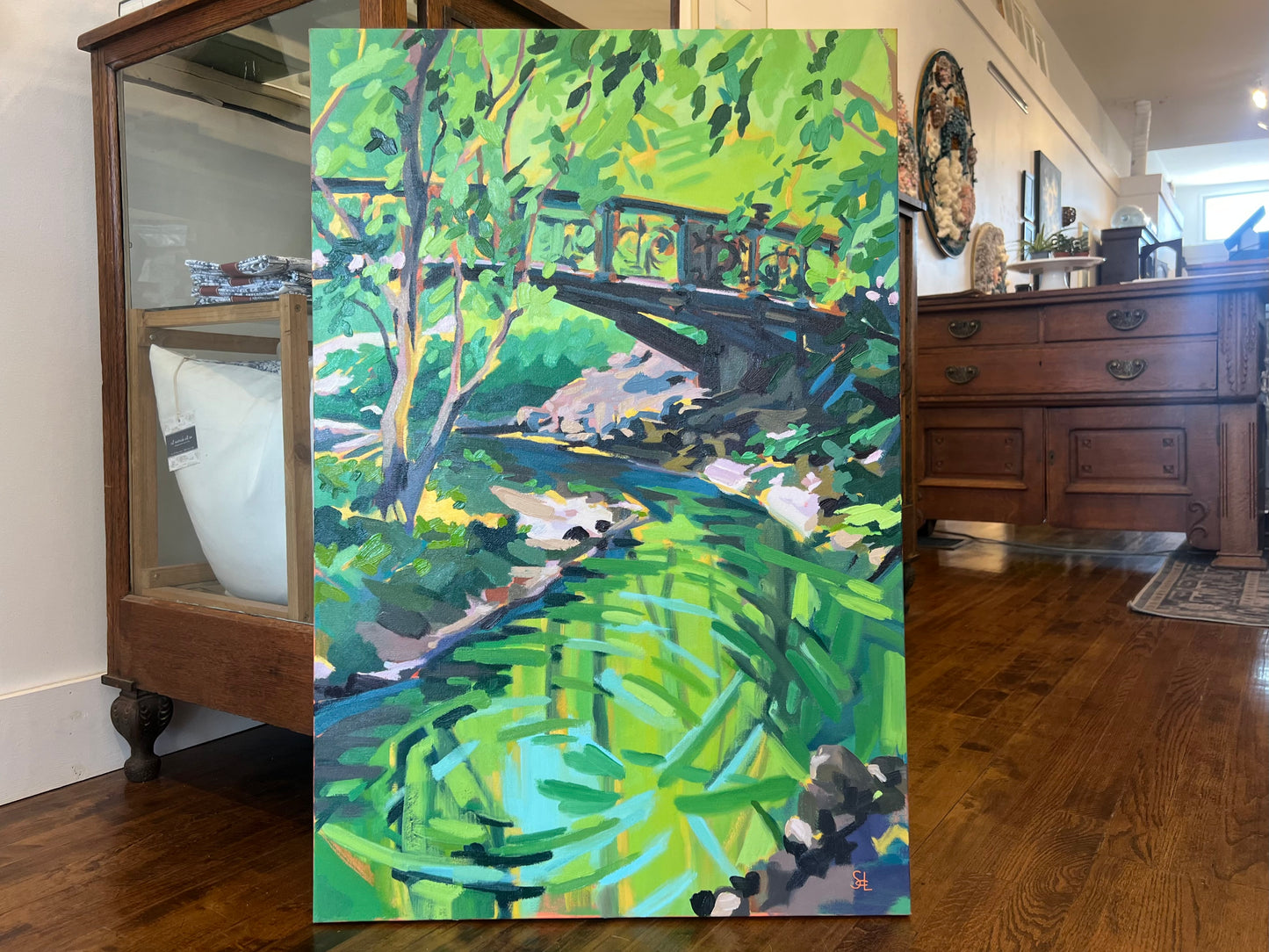 "Bridge in Lafayette Park (The Grotto)" - Original Work