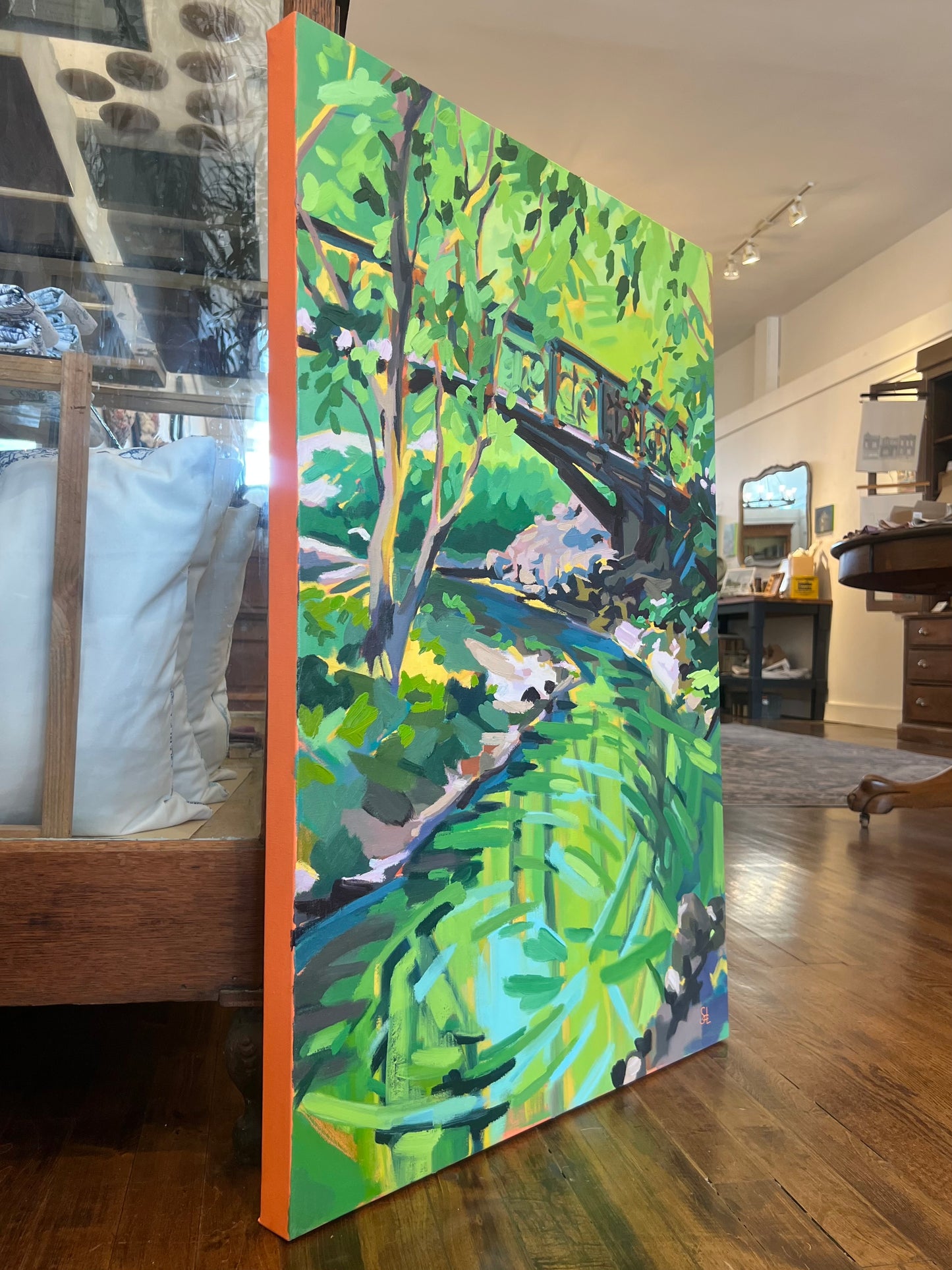"Bridge in Lafayette Park (The Grotto)" - Original Work