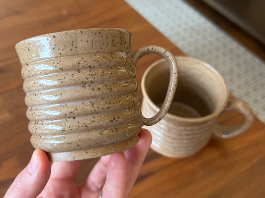 Textured Espresso Mug - Brown
