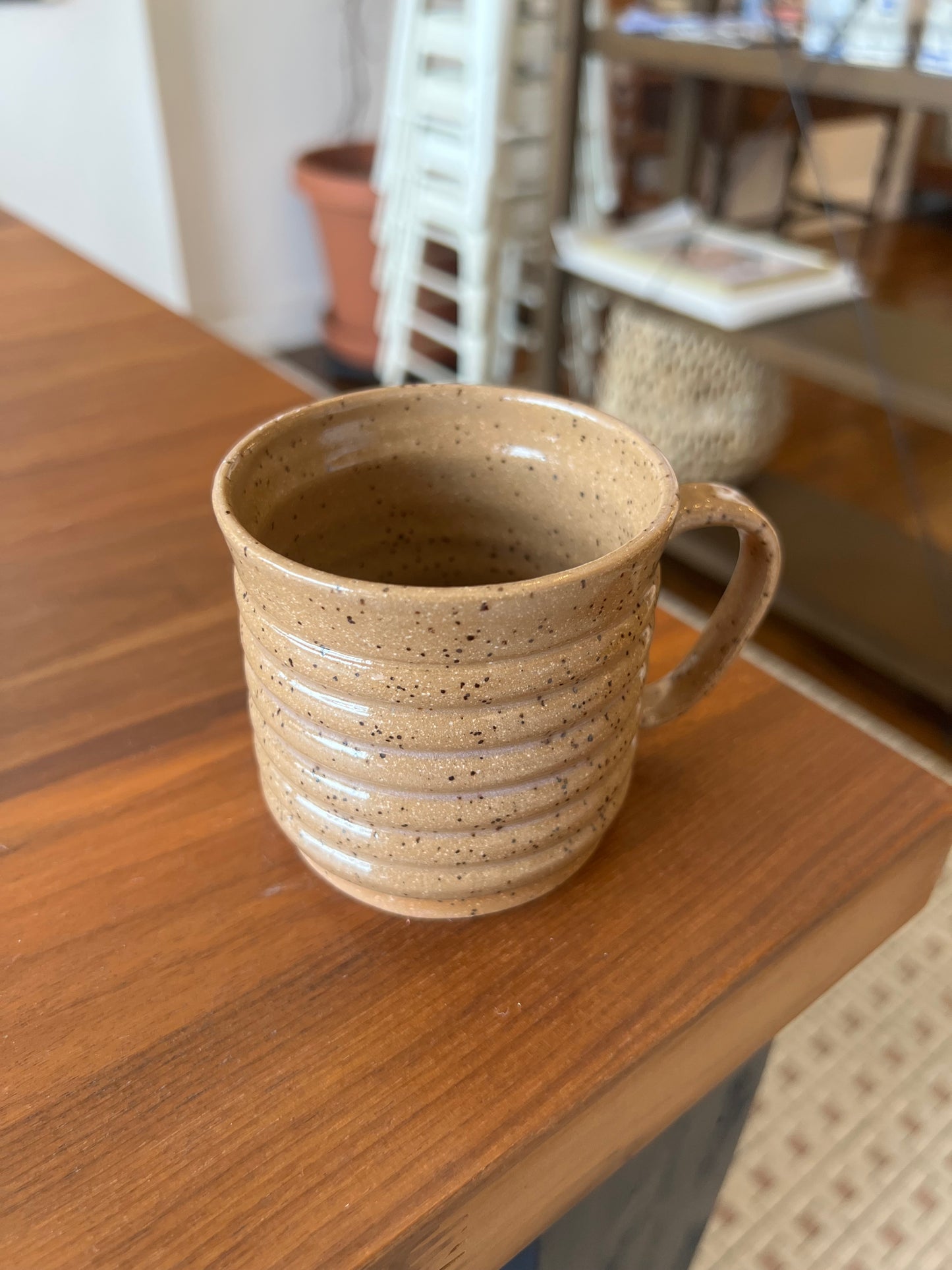 Textured Espresso Mug - Brown