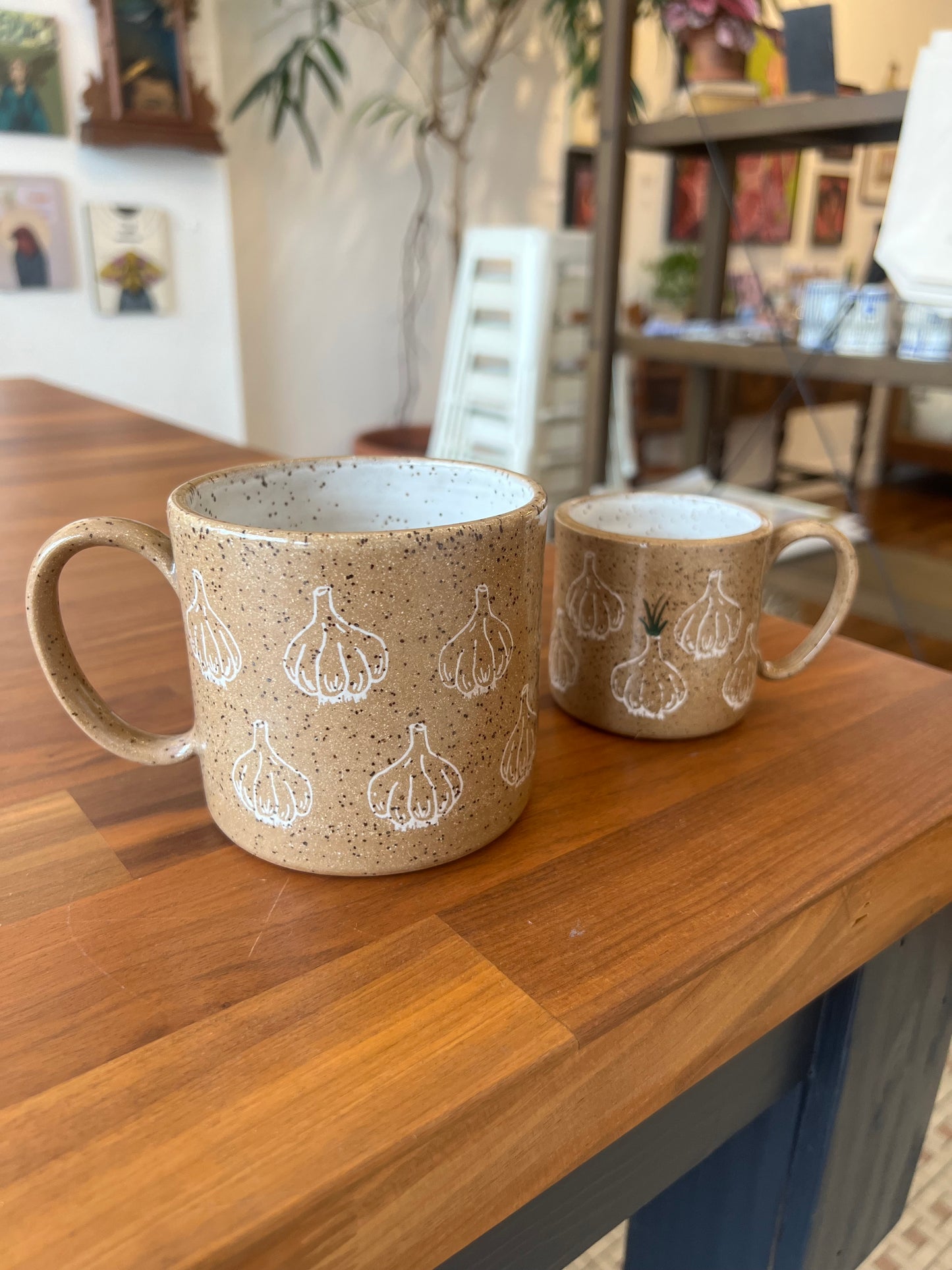 Garlic Espresso Mug - White