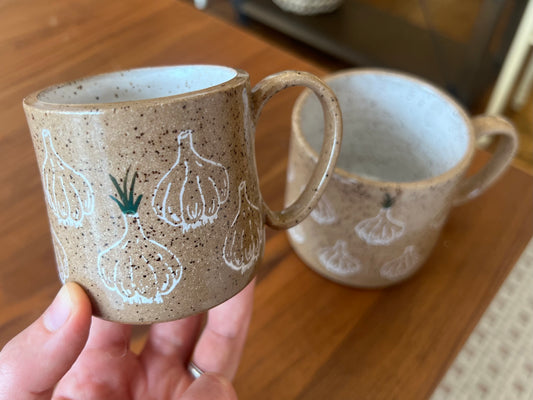 Garlic Espresso Mug - White