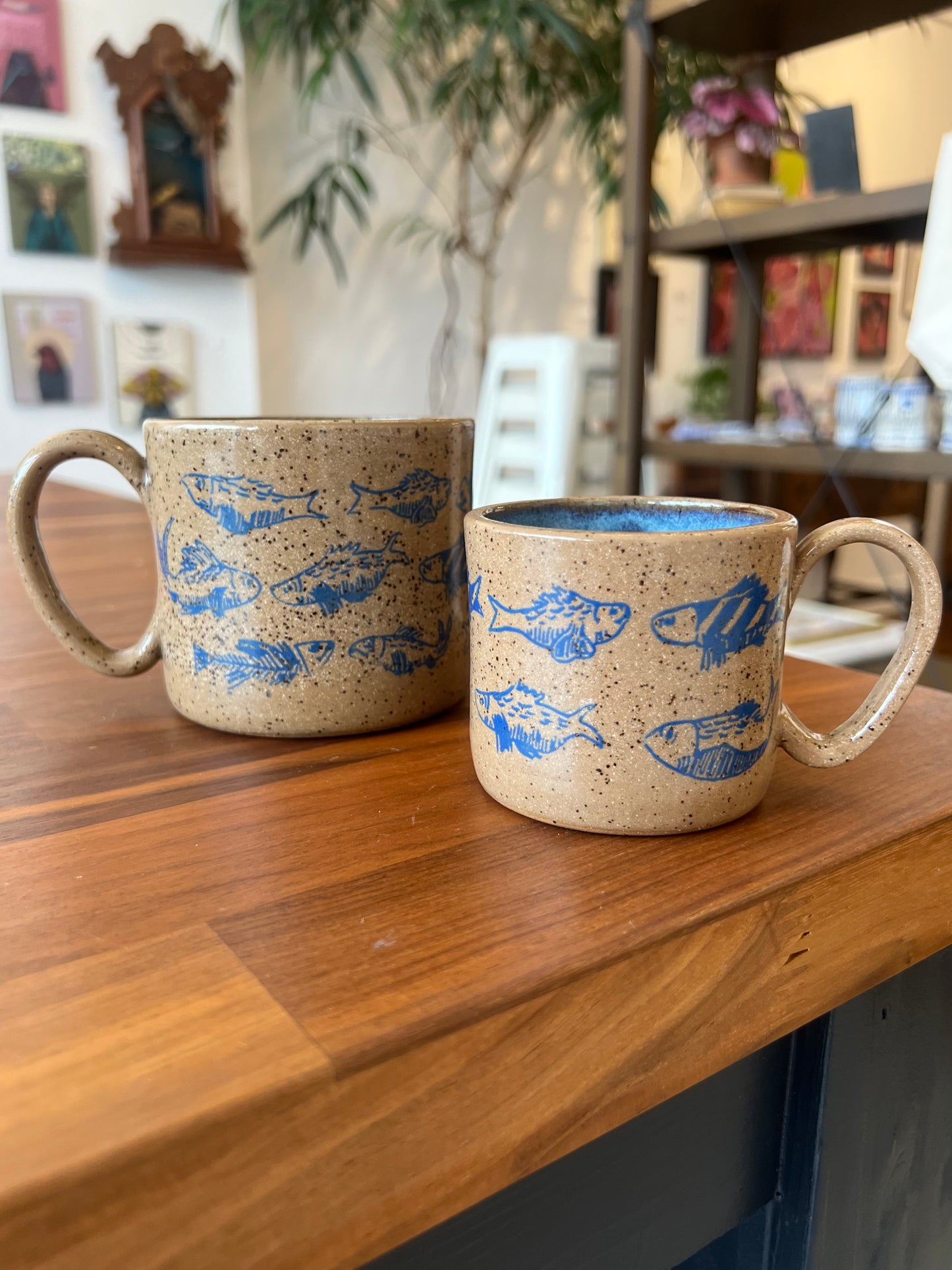 Fish Mug - Blue