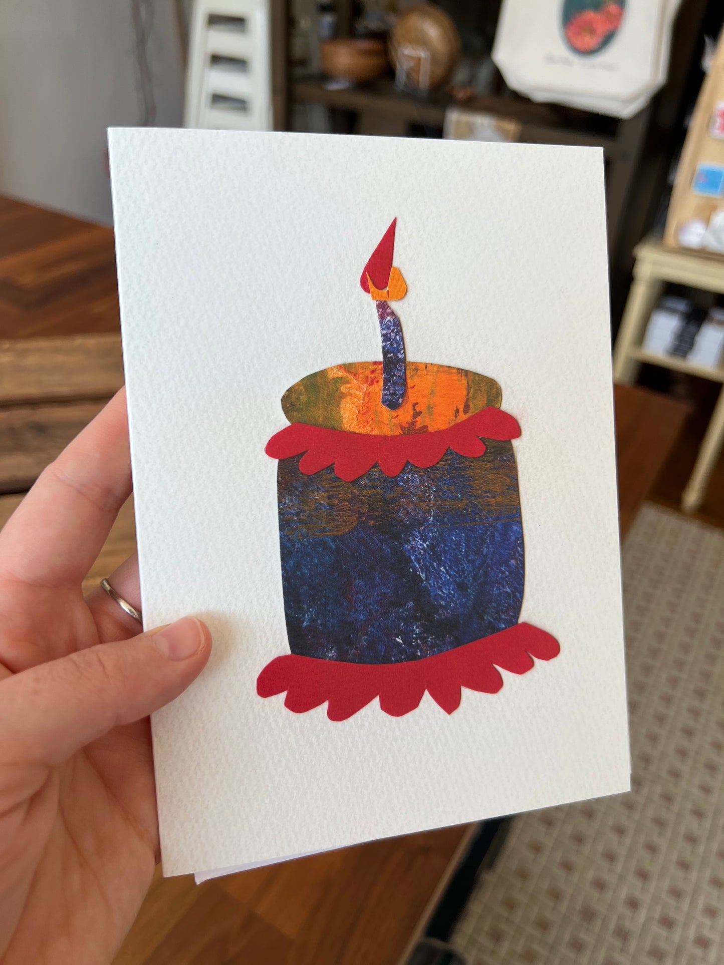 Red Icing Birthday Greeting Card