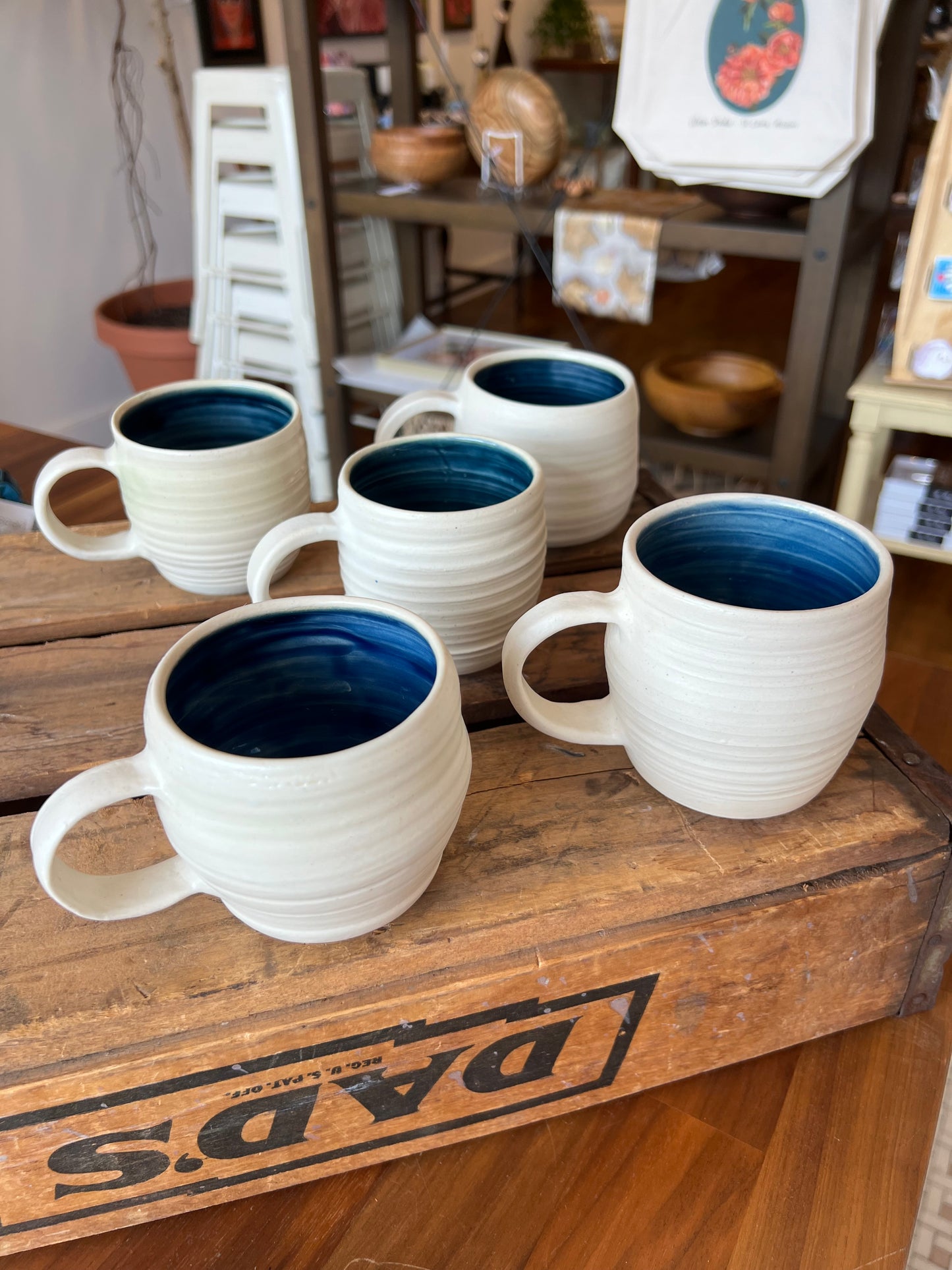 Blue & White Mug