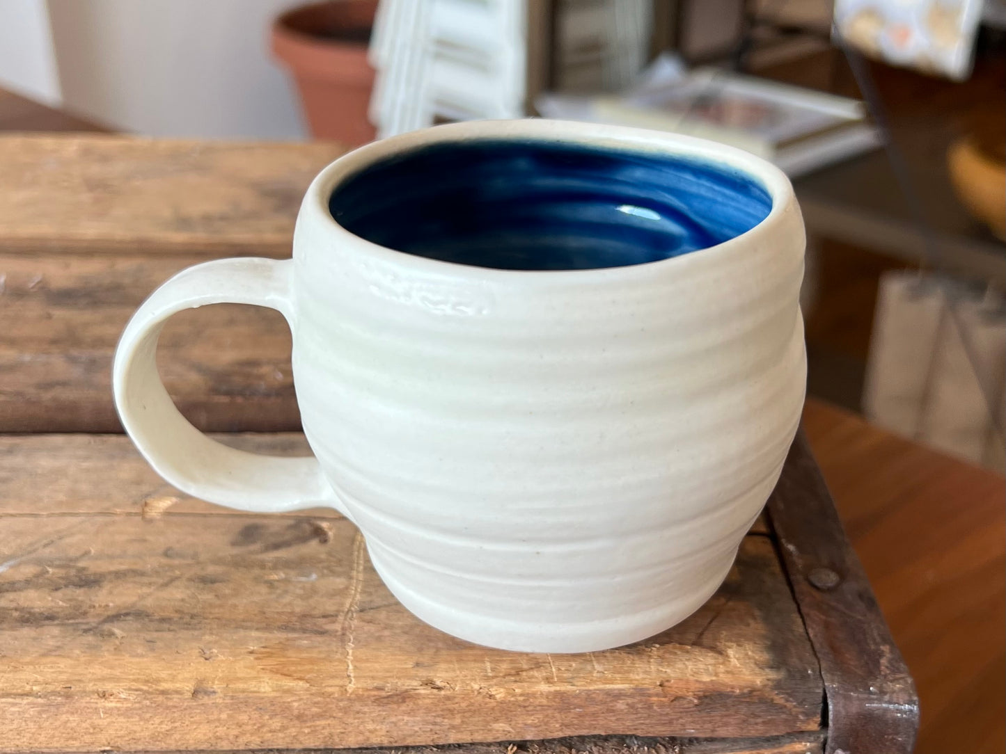 Blue & White Mug