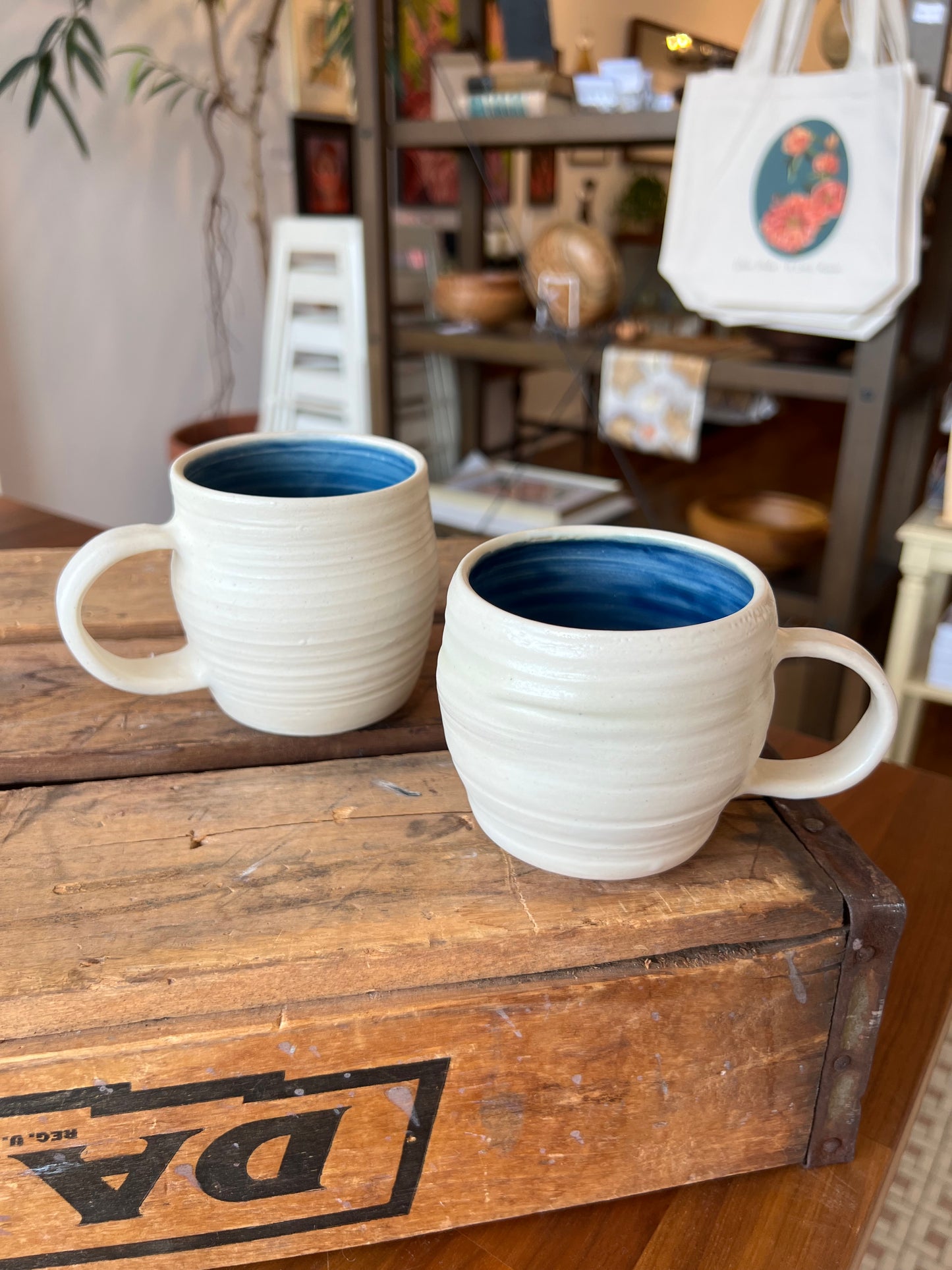 Blue & White Mug