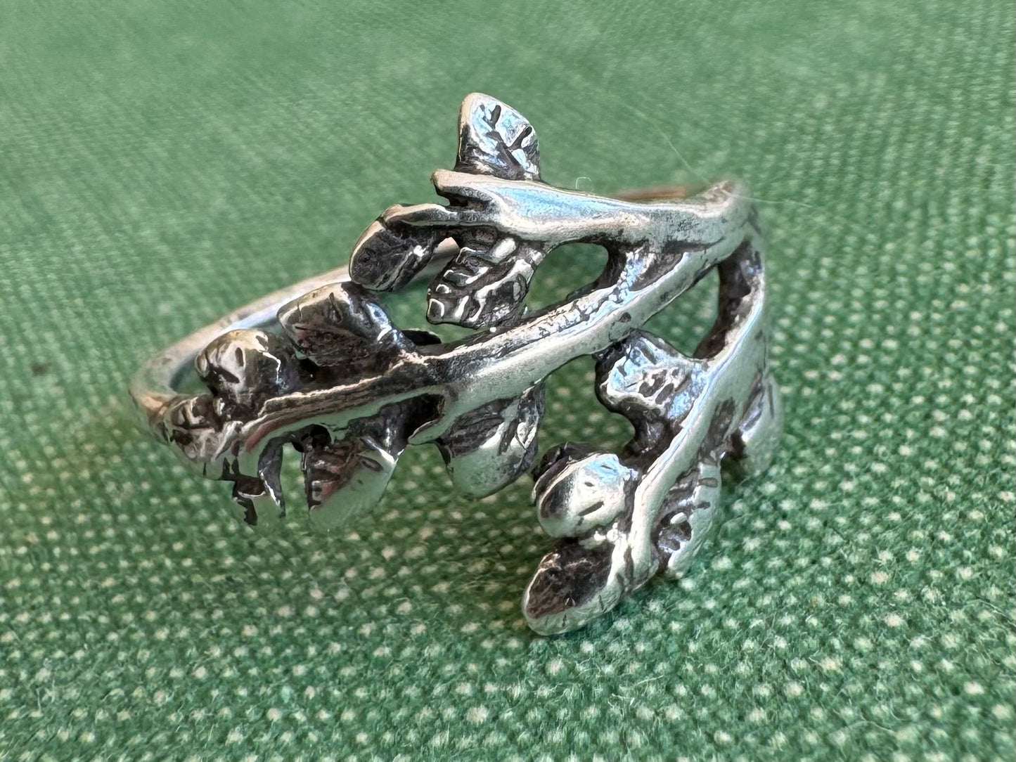 Silver Branch Ring