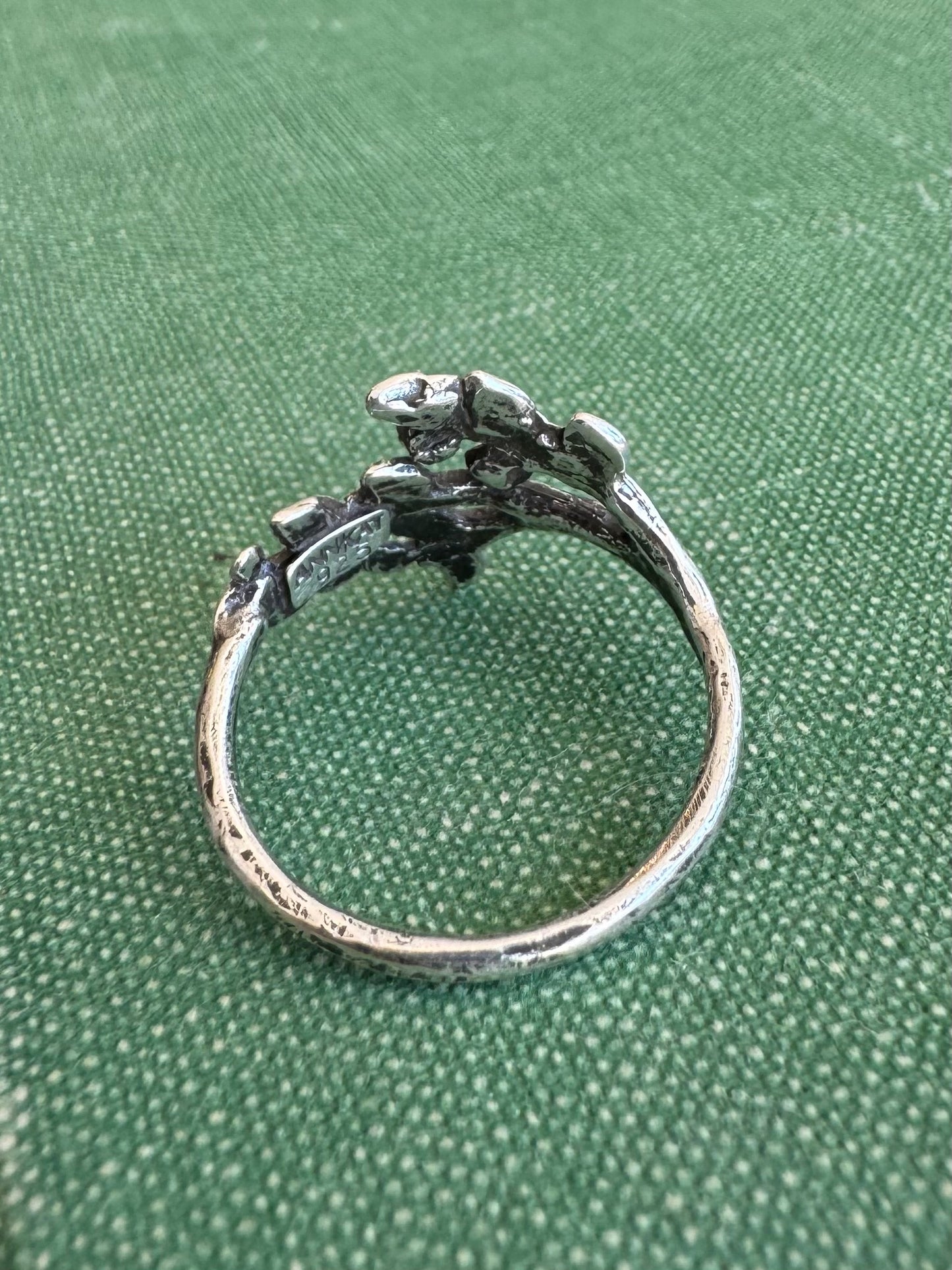 Silver Branch Ring