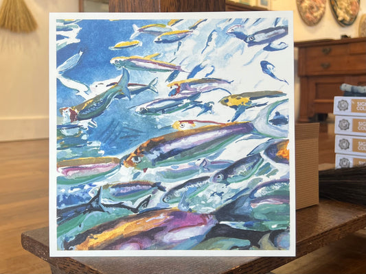 "Fish Swimming" - Print