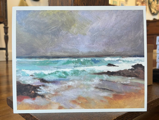 "Stormy Sea Landscape" - Print
