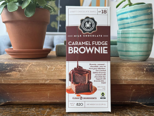 Milk Chocolate Caramel Fudge Brownie Bar