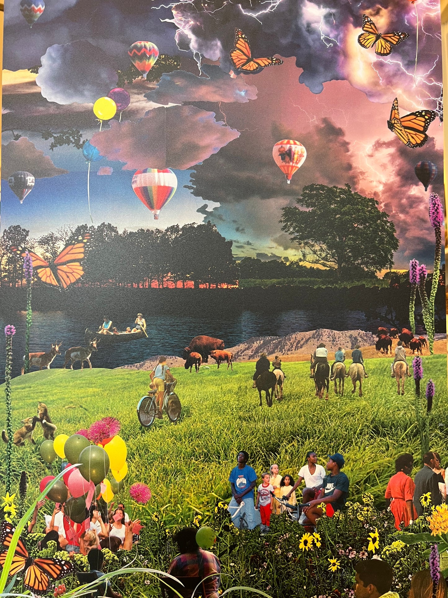 "St. Louis Summer Balloon Race" - Print