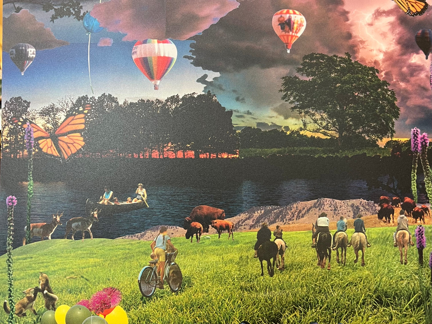 "St. Louis Summer Balloon Race" - Print
