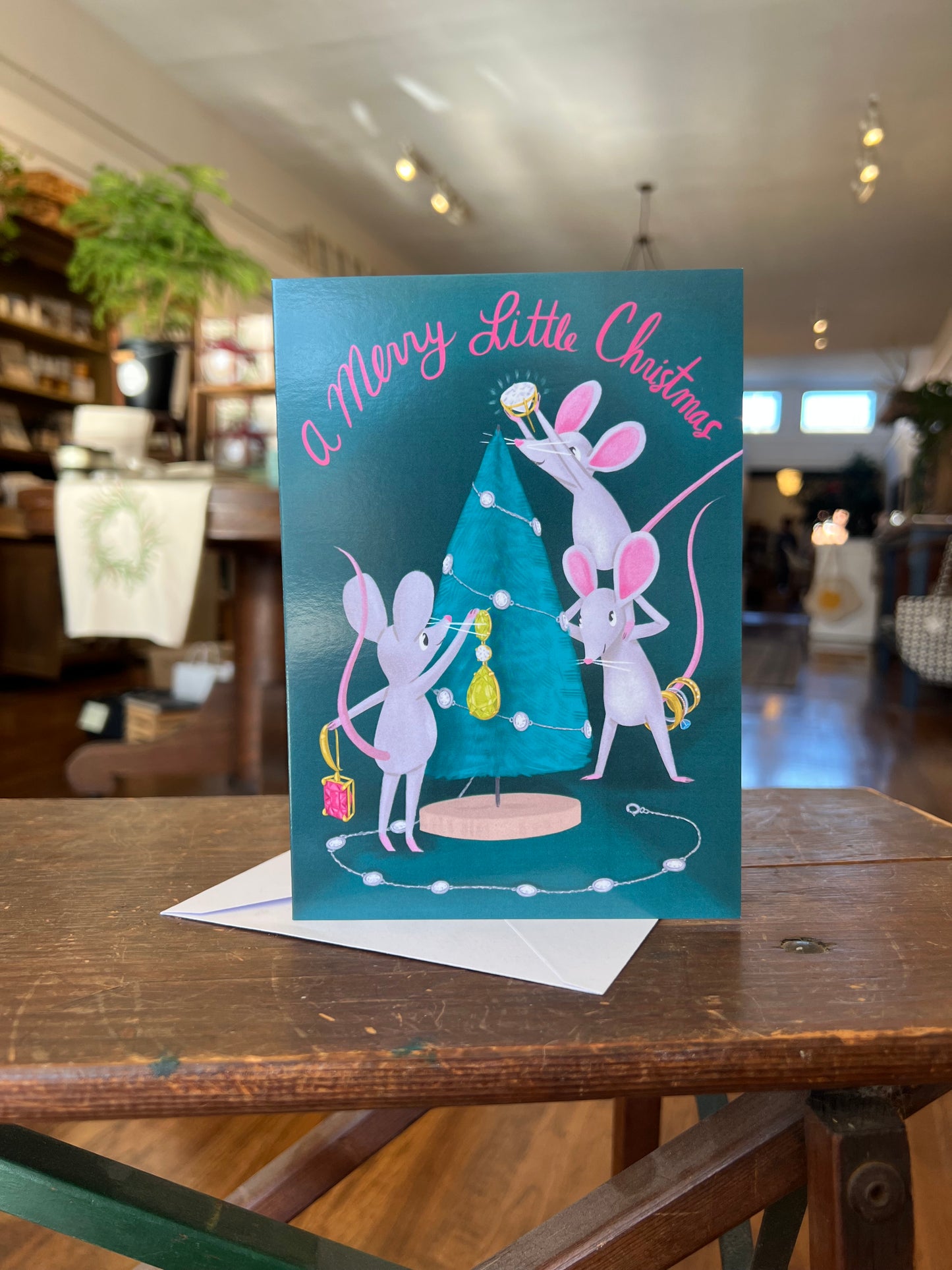 A Merry Little Christmas Greeting Card