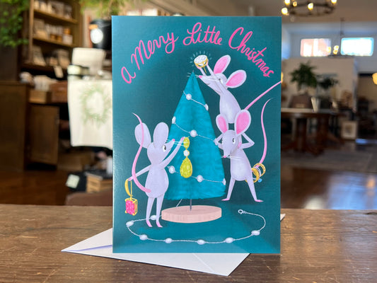A Merry Little Christmas Greeting Card