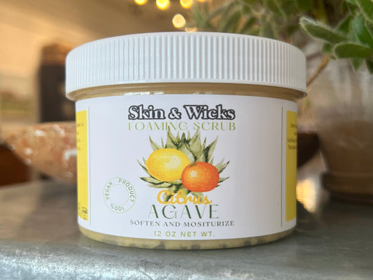 Citrus Agave Foaming Scrub