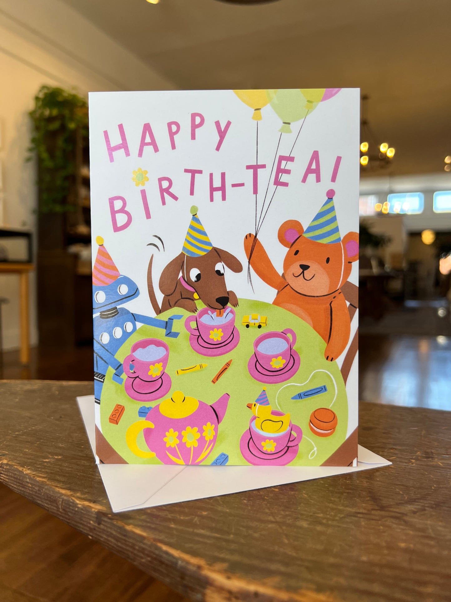 Happy Birth-Tea Greeting Card