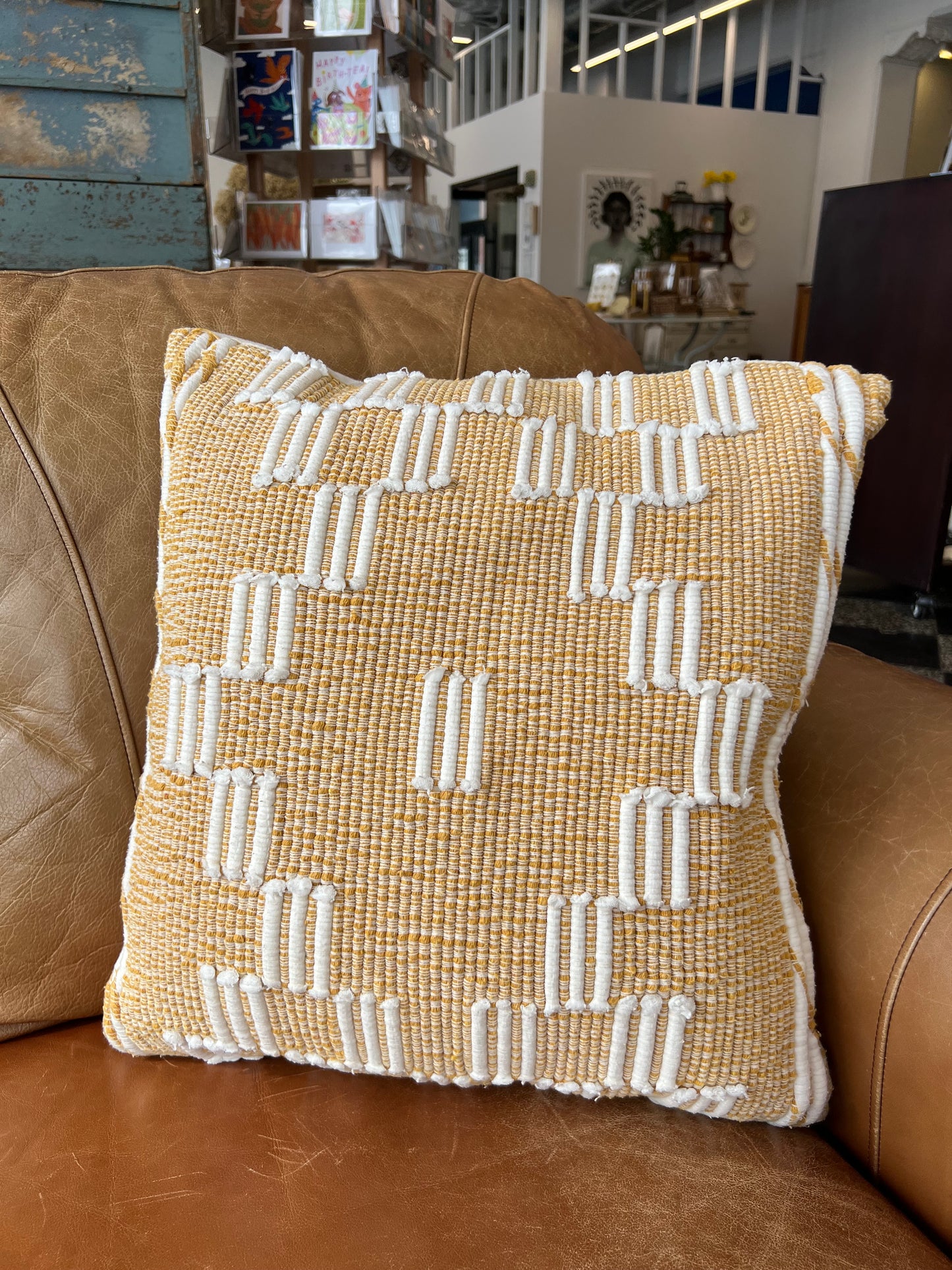 Woven Pillow Cover with Insert