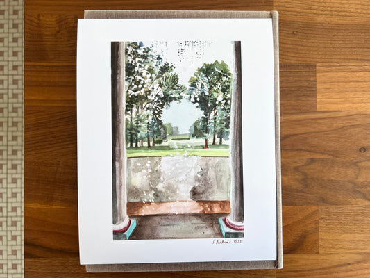 "Rain Shower Tower Grove Park" - Print