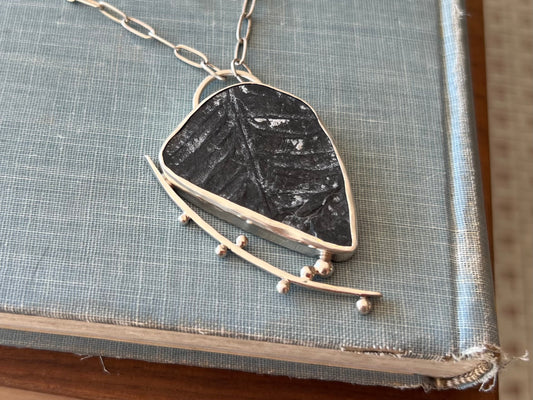 Fossil Fern Necklace