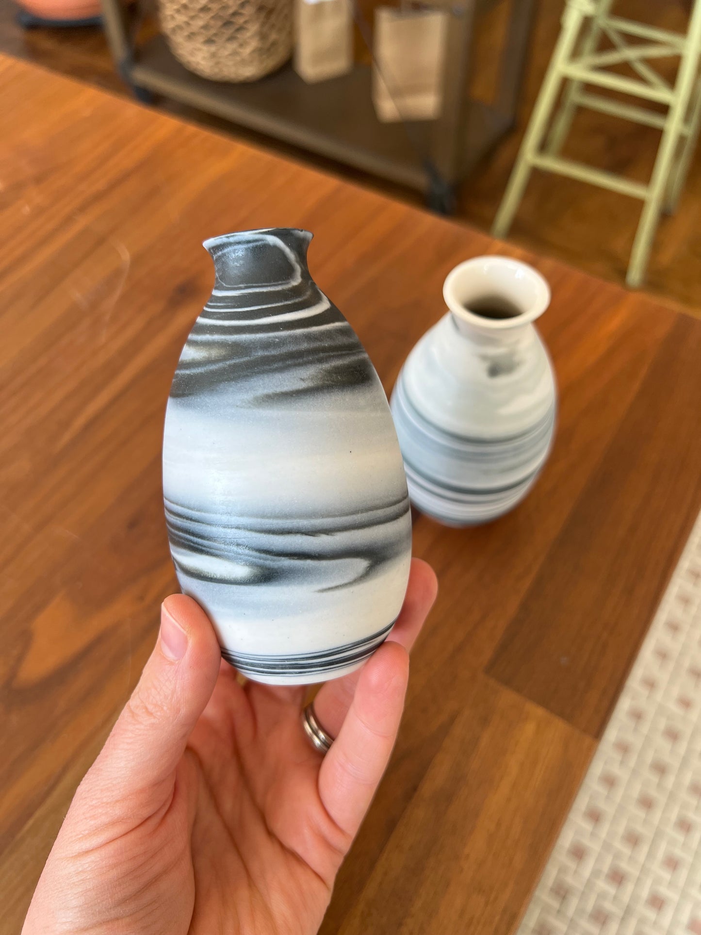 Marbled Bud Vase