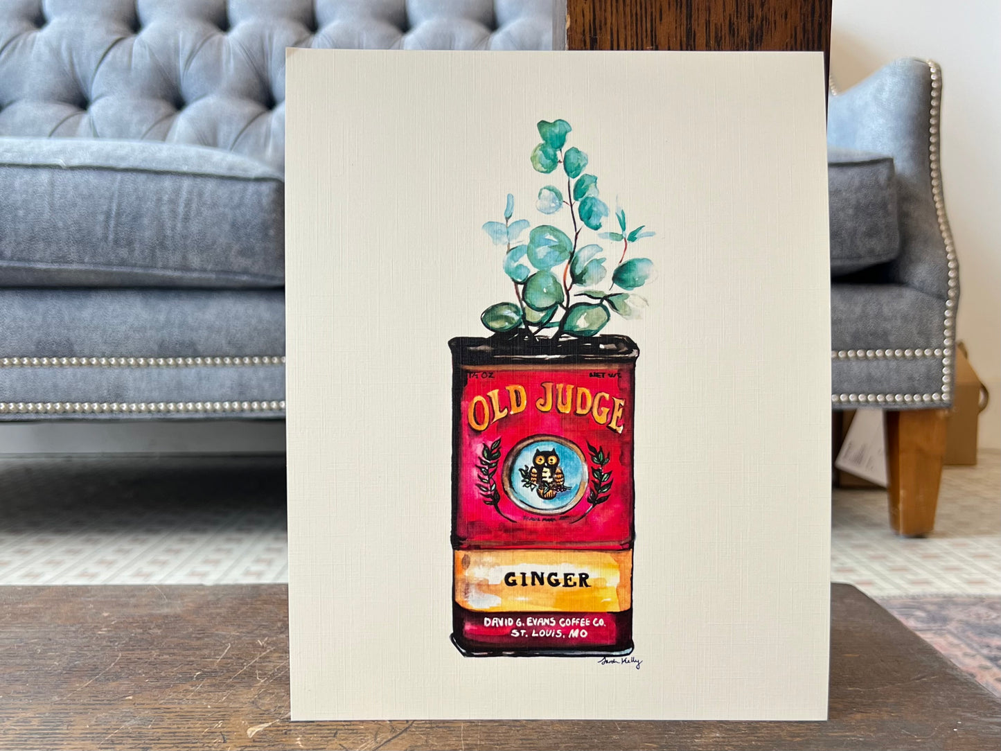 "Old Judge Tin" - Print