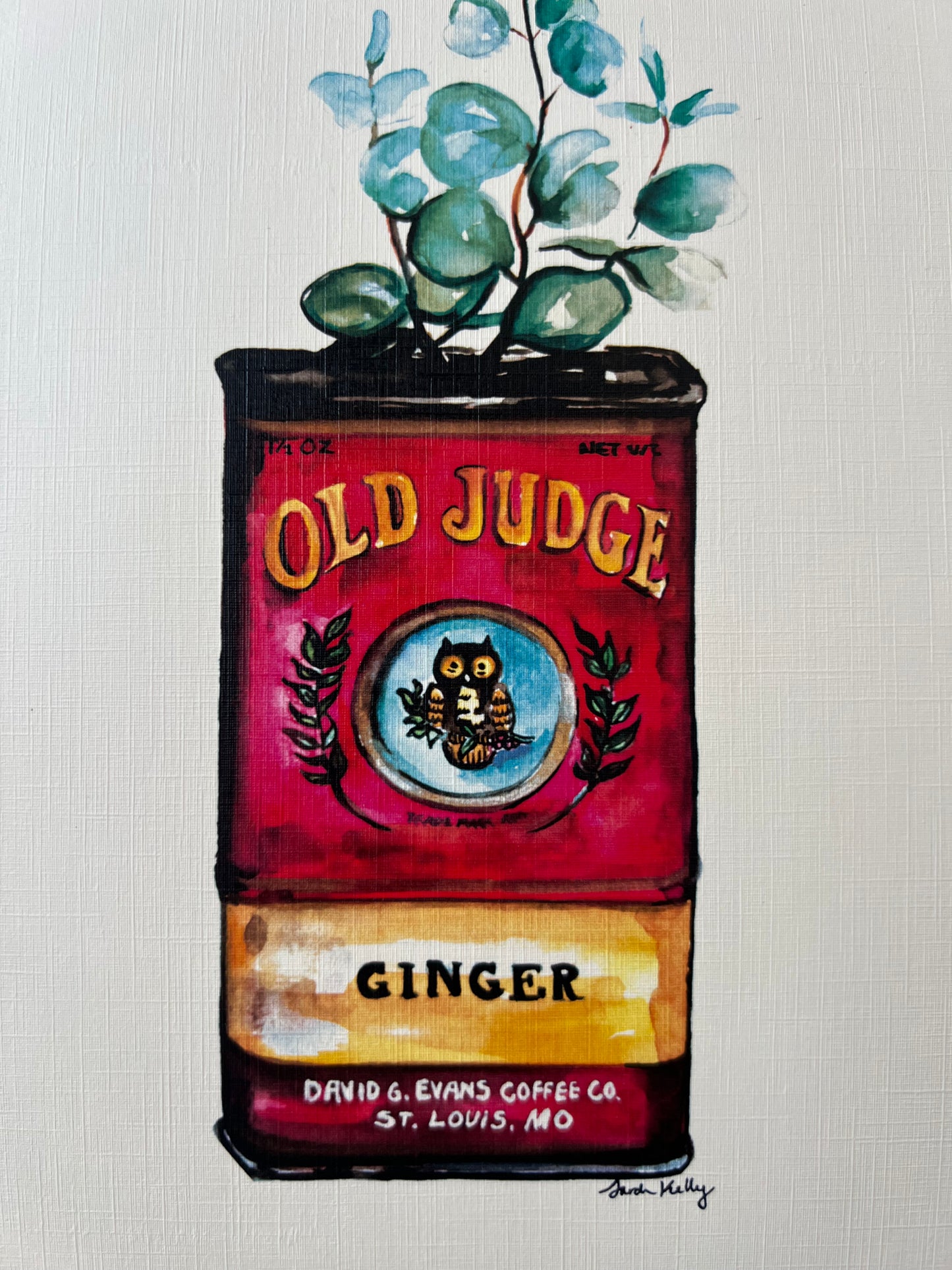 "Old Judge Tin" - Print