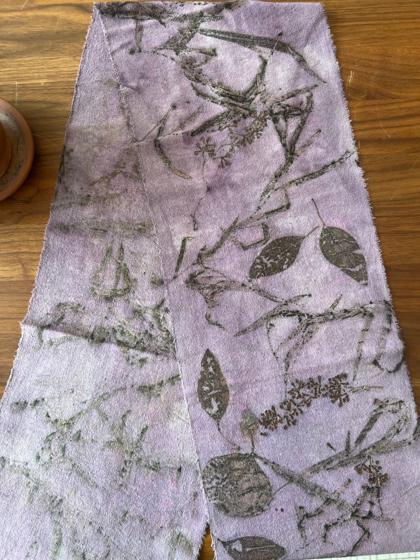 Silk Noil Scarf - Pink