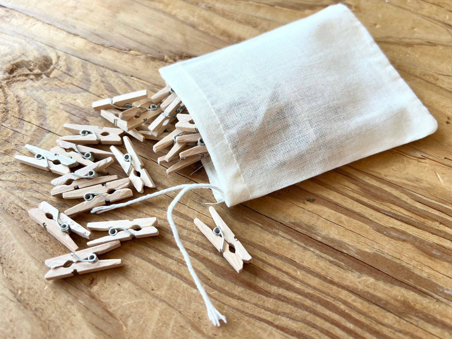 Mini Clothespins - Set of 50