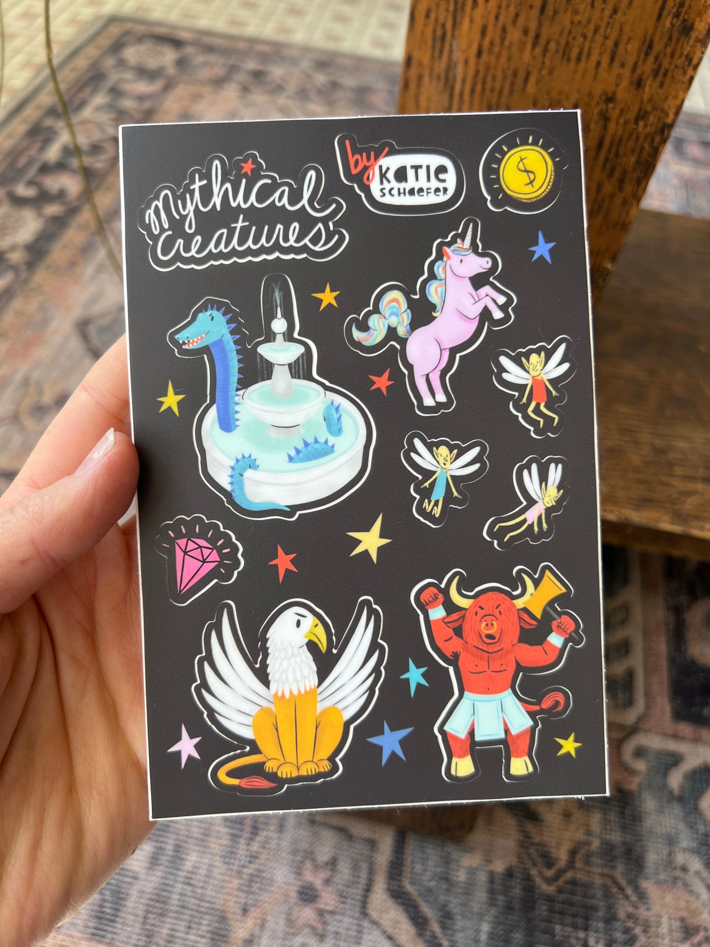 Mythical Creatures Sticker Sheet