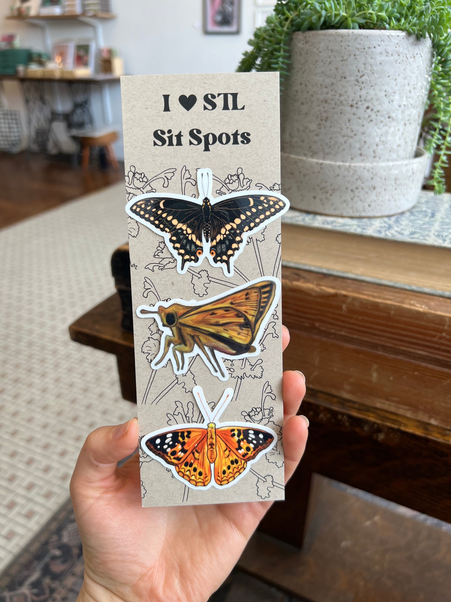 Sit Spot Stickers - Butterfly Pack 1
