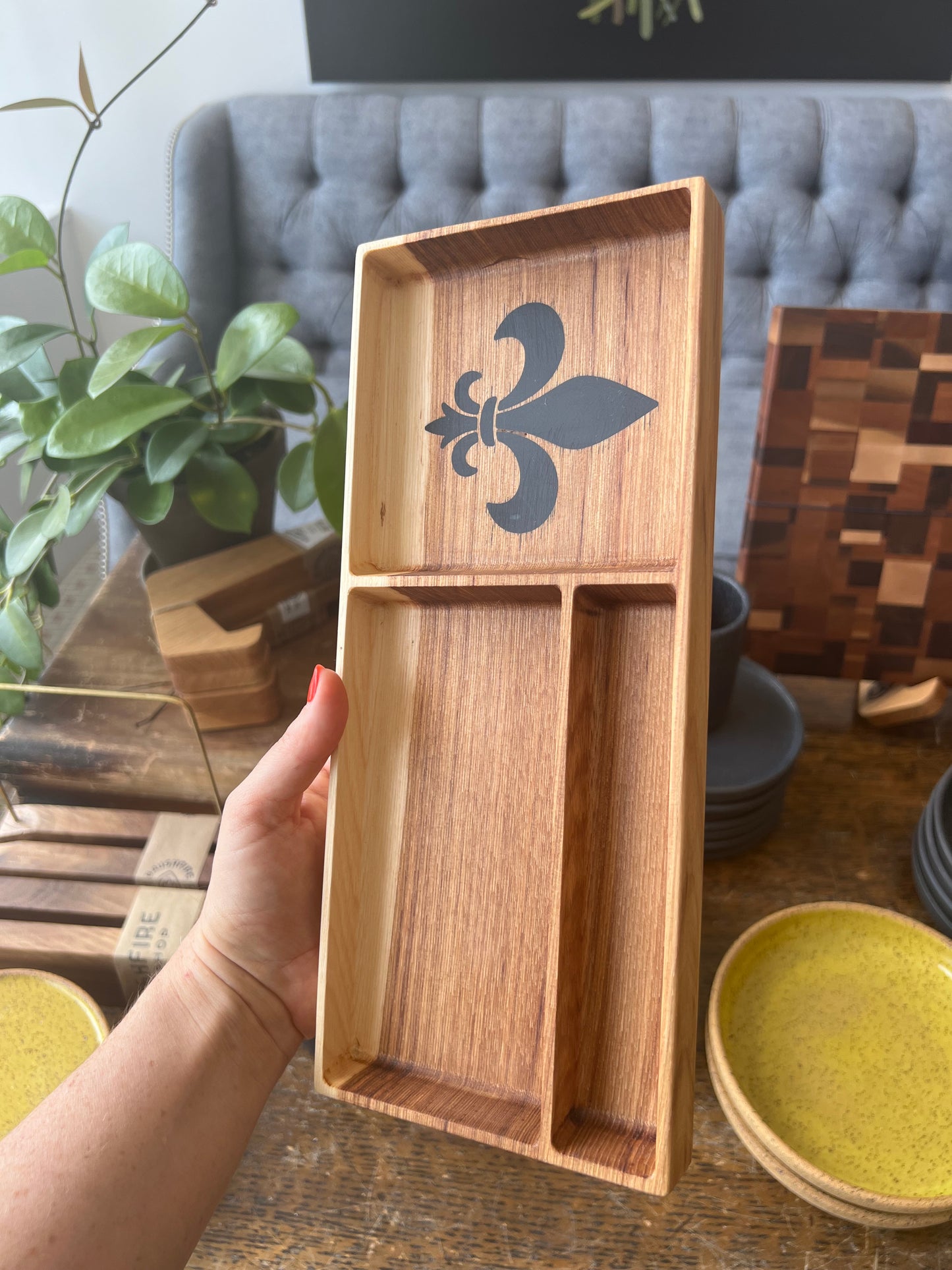 Valet Tray - Fleur De Lis