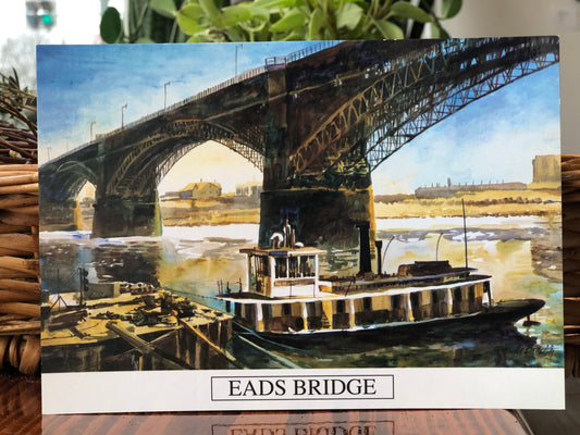 Postcard - Eads Bridge