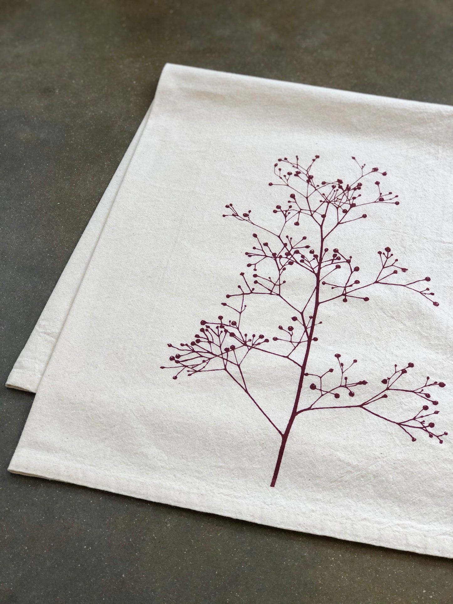 Berry Branch Flour Sack Towel
