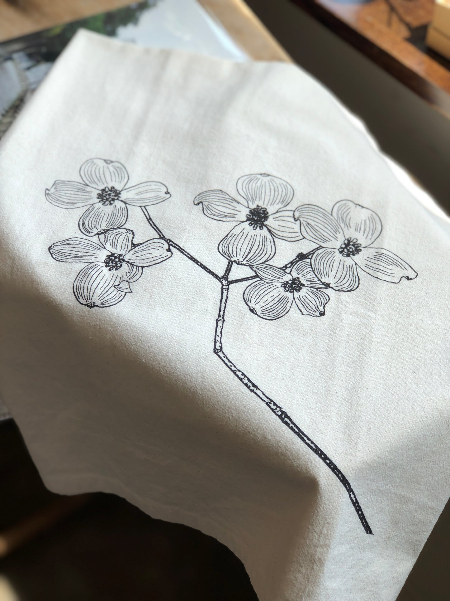 Dogwood Flour Sack Towel