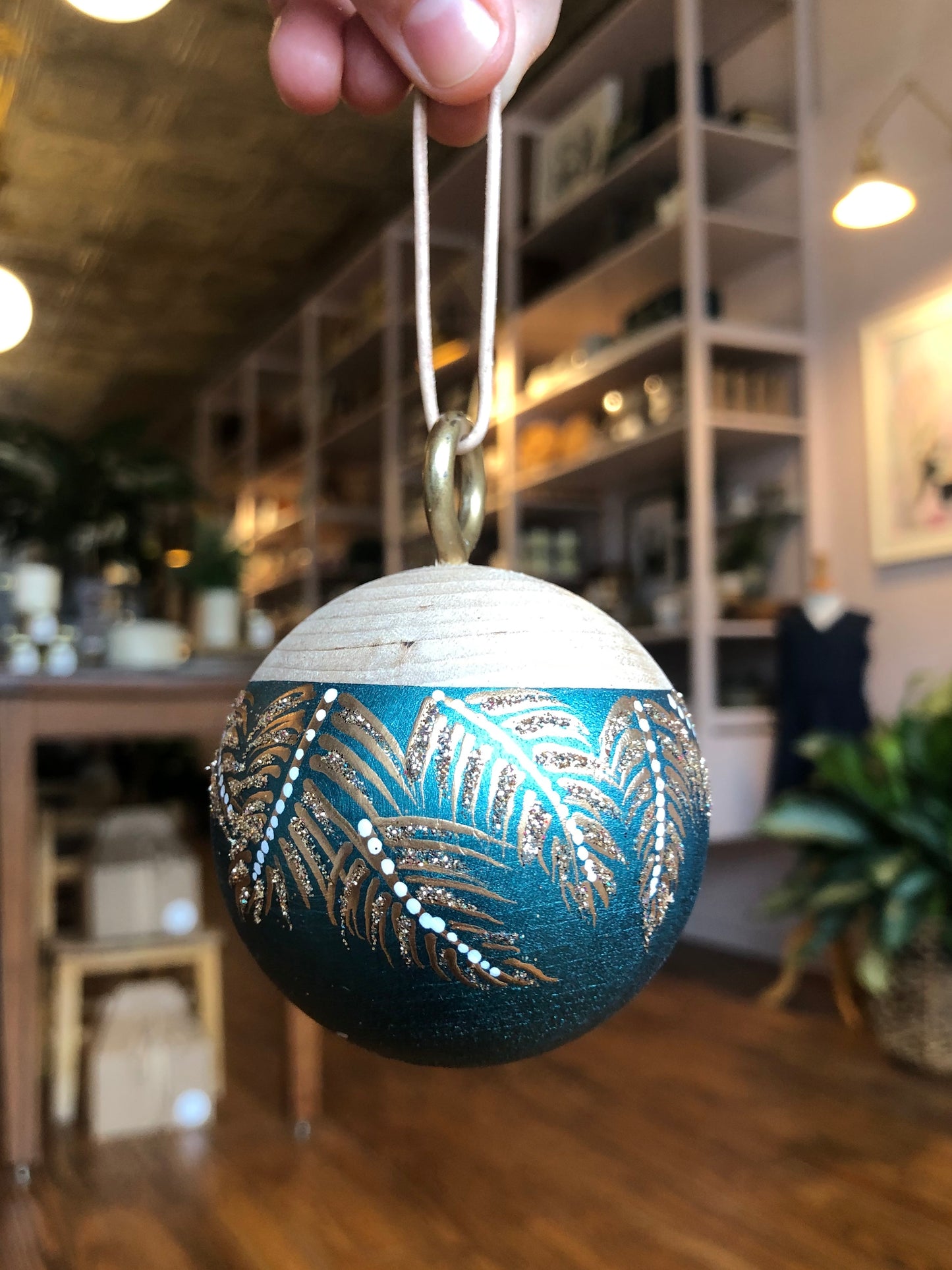 Hand-painted Wood Ornament