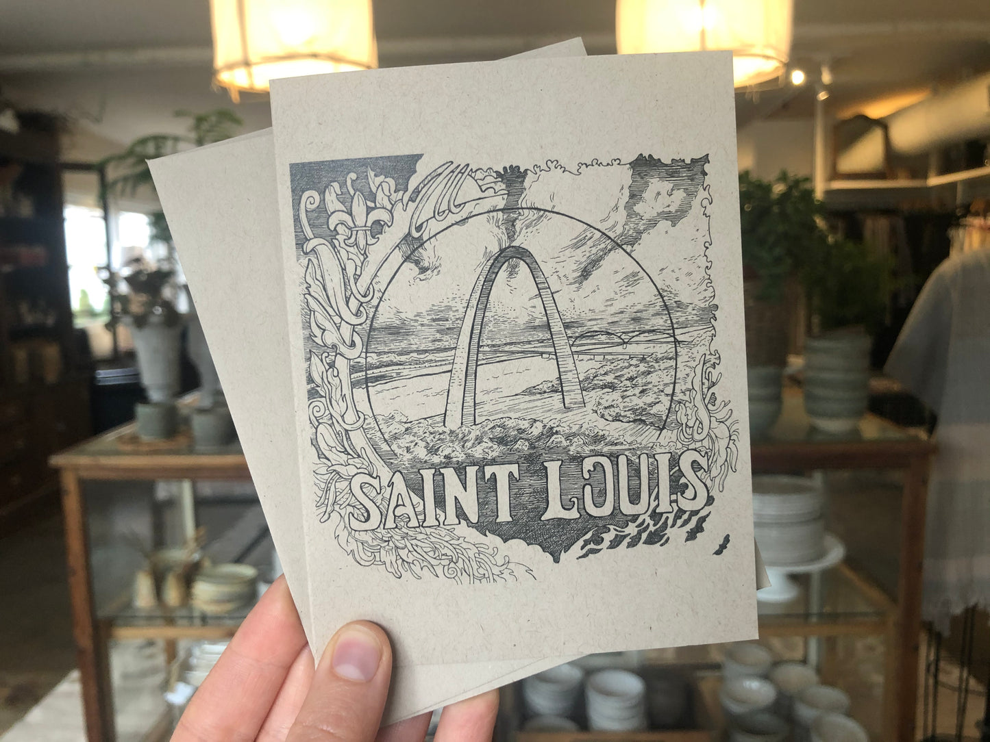 Saint Louis Greeting Card