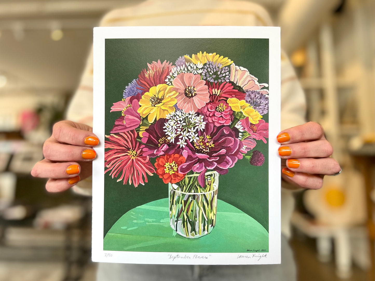 "September Flowers" Fine Art Print